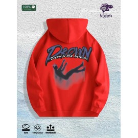 Antihero Drown Deep in Thoughts Graphic Hoodie - 100% Cotton, US Warehouse, 7 ColorsColor: Red, Size: S
