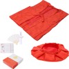 KIMONOMACHI Longevity Celebration Chanchanko 5-Piece Set, Celebration Set, Red, Purple,