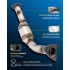 PHILTOP Front Left High FLow Stainless Steel Catalytic Converter Kit