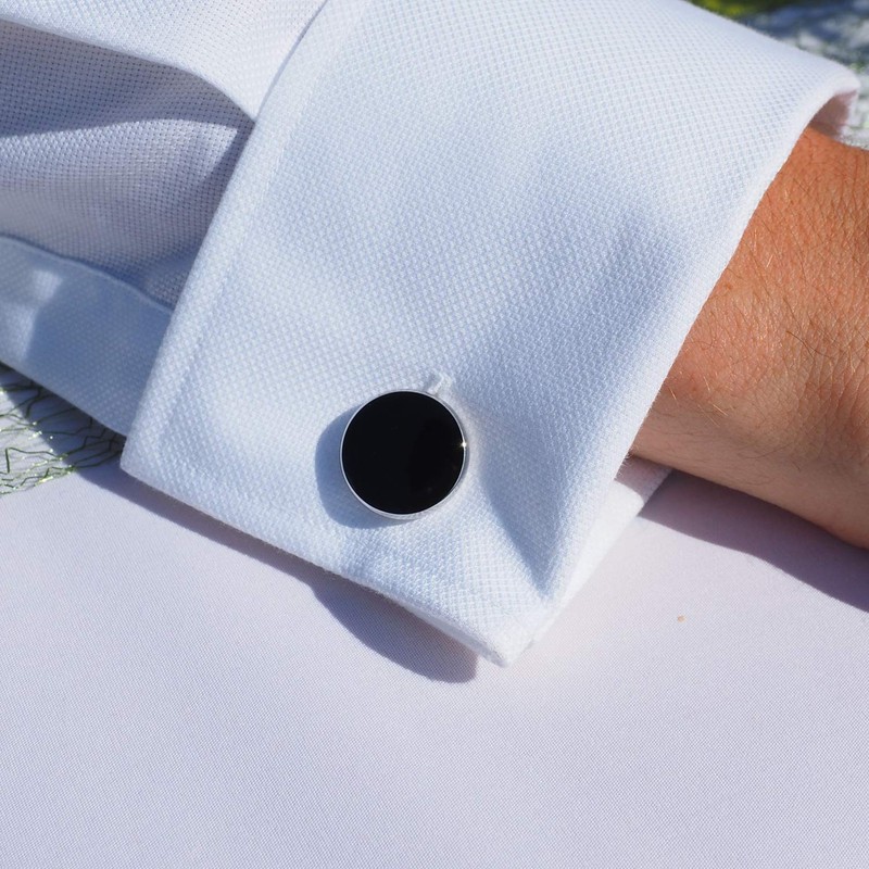 TUPARKA 6 Pairs of Classic Cufflinks for Men Stainless Steel