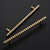 Ravinte 5 Pack Kitchen Cabinet Handles Champagne Bronze 7-1/2 Inch