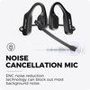 Open Ear Headphones with Mic, 32g Bluetooth Headset with Microphone,