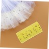 Gadpiparty Table Skirt with Sequins Elegant Yellow Party Decoration Durable