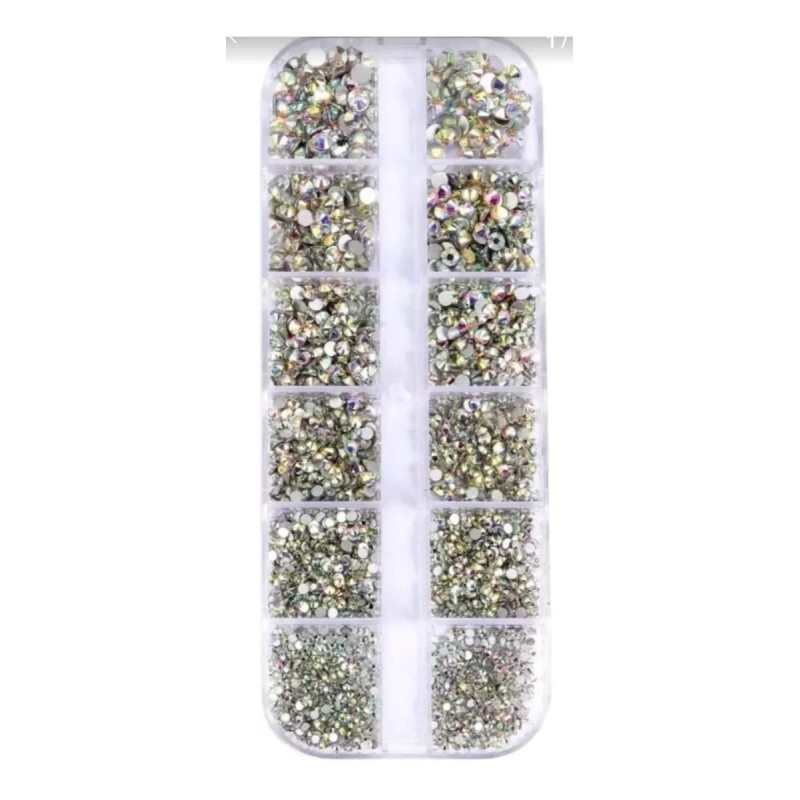Dbmb 2 Pack Piedra, Cristal De Calidad Para Uñas Tornasol