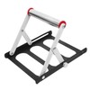 OSALADI Adjustable Rolling Miter Saw Stand Metal Cutting Frame Height