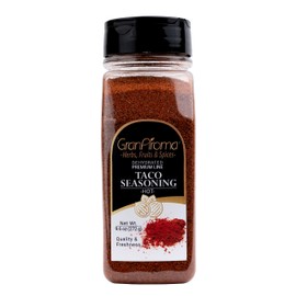 GranAroma Hot Taco Seasoning Mix – Perfect for Tacos, Burritos, and Tex-Mex Recipes (9.6 Ounce)