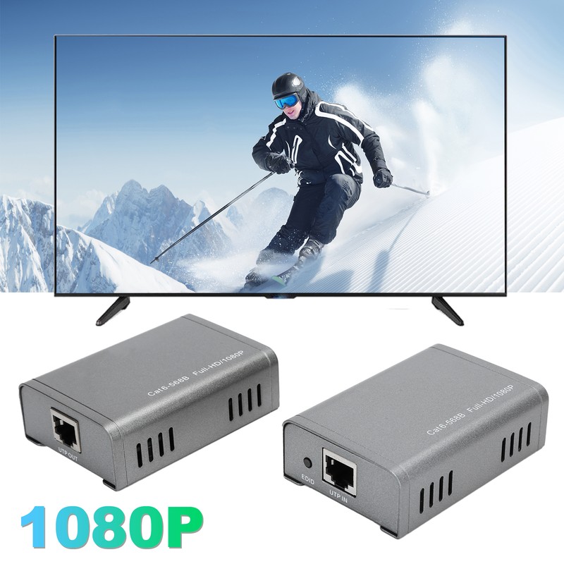 HDMI Extender 60m Online Video Amplification Extend Signal Adapter 100‑240V
