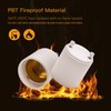4 Pack JACKYLED GU24 to E26 E27 Adapter, Heat Resistant