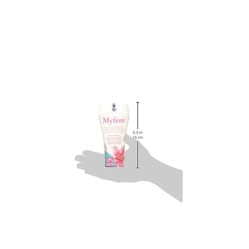 shampoo hipoalergenico para higiene intima 220 Ml
