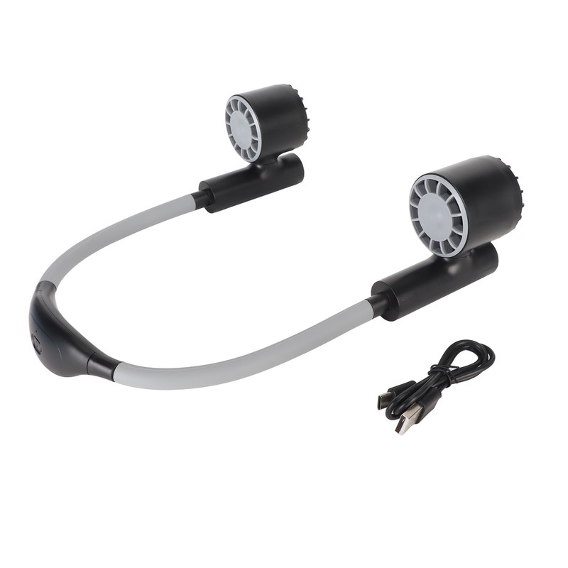 Bladeless Neck Fan Multifunction 360 Degree Cooling 3 Speeds Adjustment