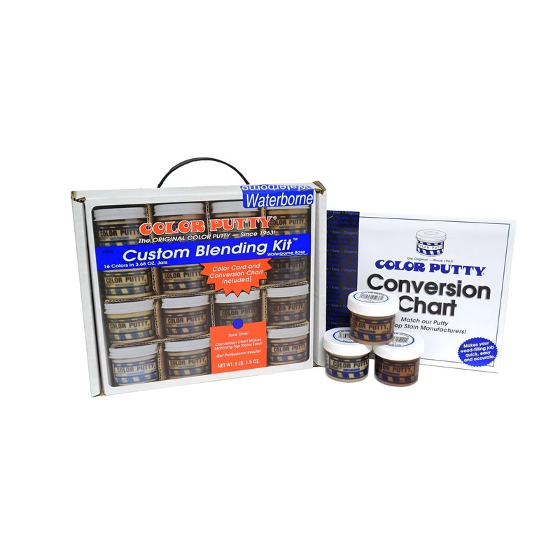 Waterborne Custom Blending Kit by Color Putty - Includes Sixteen