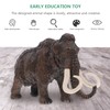 Mammoth Figurines Toy Plastic Mammoth Toy Wildlife Elephant Figure Ancient