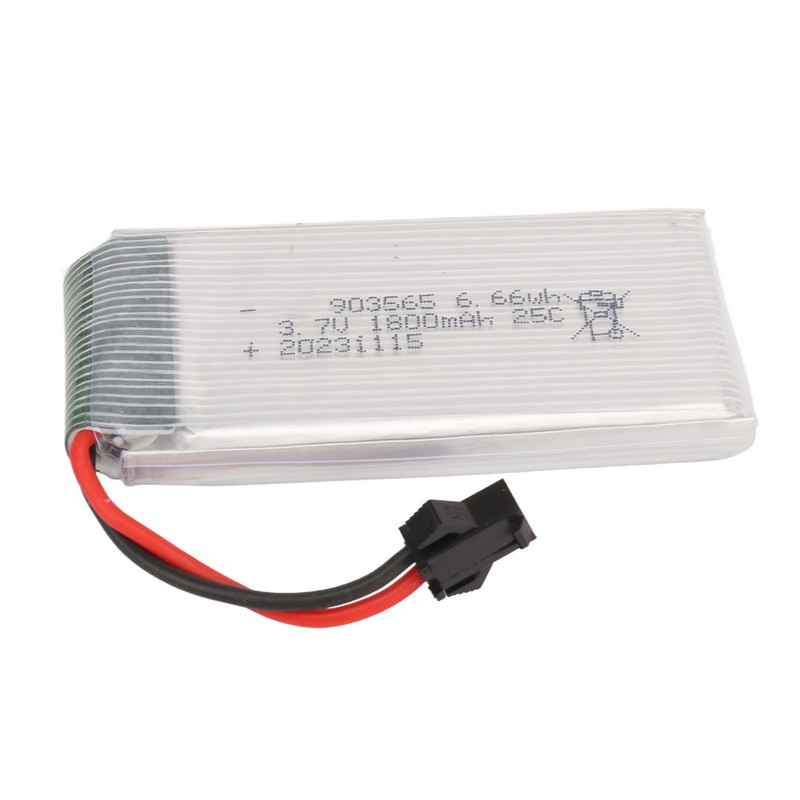 3.7V 1800mAh Rechargeable Lithium Battery For JJRC A6 H68 RC