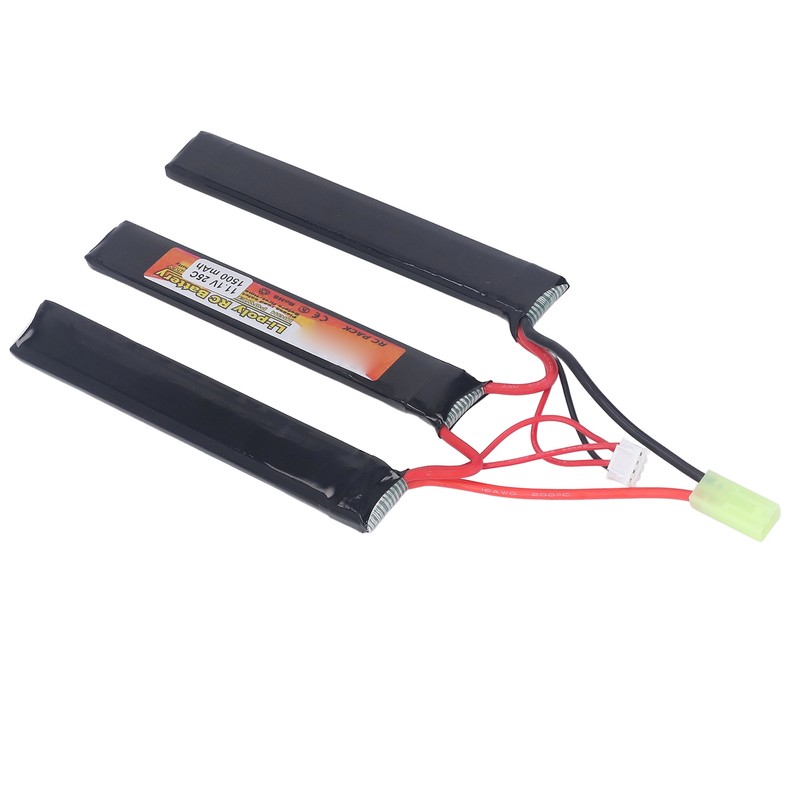 1500mAh Lipo Battery 25C Discharge Rate 11.1V 3S Lithium Cobalt