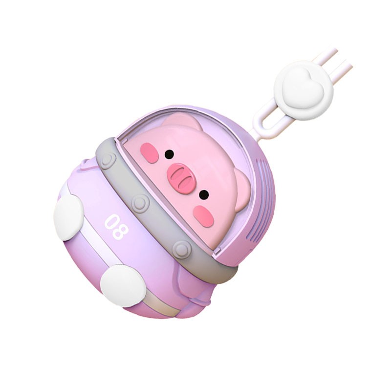 Neck Hanging Fan USB Handheld Rechargeable Cartoon Cute Lovely Animal
