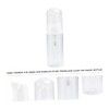 Outanaya 2pcs Refillable Dispenser Bottles Compact Pump Containers for Travel