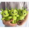 Alien Cat Plush, Green Alien Stuffed Animal Toy Cat Meme
