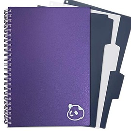 Purple Weekly Planner 2.0 - 2022 Planner Weekly and Monthly Sections - Flexible Cover - Undated 12 Month Calendar Productivity Agenda Planner by Panda Planner - 5.75â x 8.25â
