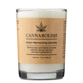 Cannabolish Smoke Odor Eliminating Candle, 7 oz, Natural Ingredients, Wintergreen scent