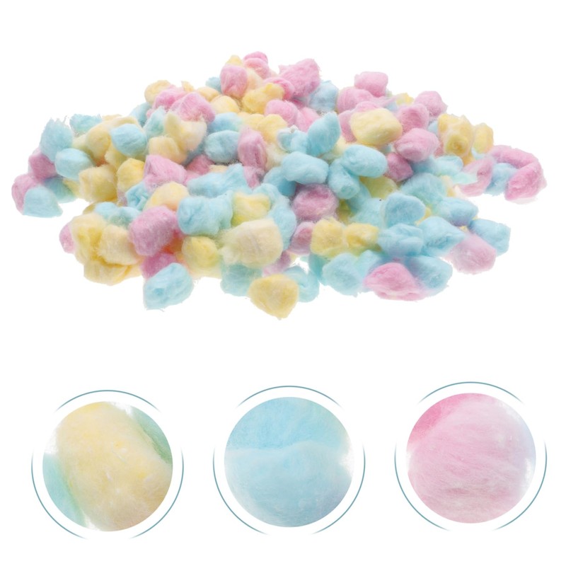 NOLITOY Cotton Balls Non-irritating Face Makeup Cleaning Soft Absorbent for