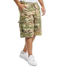 Brandit BDU Ripstop Shorts Various Colours Sizes S to 7XL (Brandit Bdu Ripstop Short) - Tactical Camo, size: m