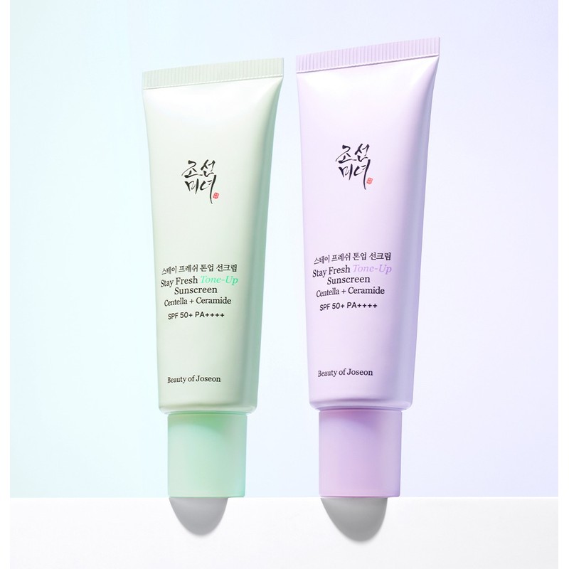 Joseon Beauty Stay Fresh Tone-Up Sunscreen Green SPF50+ PA++++, 50ml,