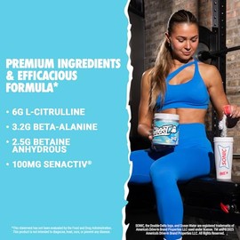 GHOST Polvo pre-entrenamiento Legend, Sonic Ocean Water - 30 porciones - Pre-entrenamiento para hombres y mujeres con colina, L-citrulina y beta-alani