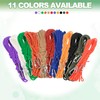 sourcing map 30m Hollow Braided Polypropylene Anchor Rope with Hook,