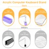 Rulyyo Ergonomic Computer Keyboard Stand - 17 Inch Clear Acrylic