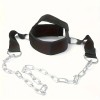 Unbranded Weightlifting Neck Training Band with Chain for Strength Exercises