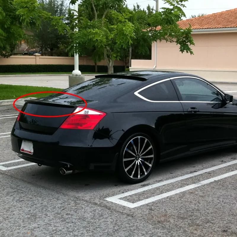 MUTUSAISI Gloss Black Rear Trunk Lip Spoiler Wing Compatible with