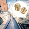 CAVLA 4 Pcs Brass Boat Drain Plug, 1/2" NPT Boat