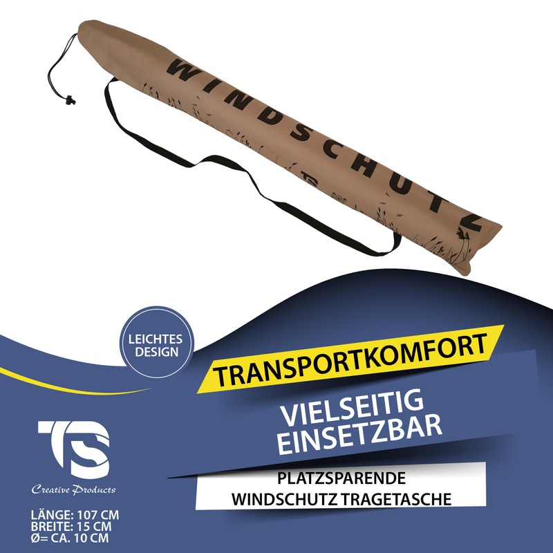 TS CREATIVE PRODUCTS Carry bag for a wind protection, beach,