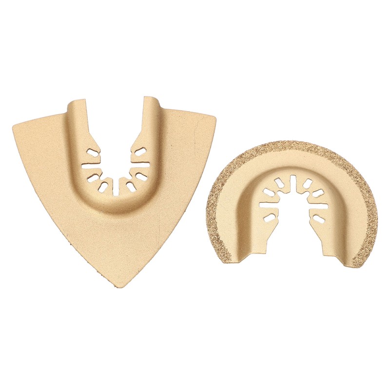 10Pcs Oscillating Saw Blade Triangle Semicircular High Carbon Steel Multitool