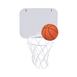 Mini Basketball Hoop - Basketball Hoop Office or Toilet - Gift (White Background)