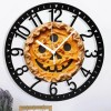 25cm Round Iron Clock Featuring a Frankenstein Monster Boltssheet size: