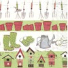 Garden 3 Ply Serviette Pack of 20, 25 x 25 cm