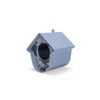 Singing Friend Evie Bird Feeder, Plastic, Blue/Grey, 15 x 13