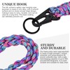Tibapla Lanyard Neck Strap, Long Lanyard with Carabiner, Paracord Key