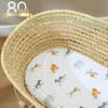 Clair de Lune Jungle Dream 2 Pack Fitted Moses Basket