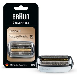 Braun Series 9 Electric Shaver Replacement Head - 92S - Compatible with all Series 9 Electric Razors 9290cc, 9291cc, 9370cc, 9293s, 9385cc, 9390cc, 9330s, 9296cc