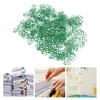 100pcs Dollar Shape Paper Clips Creatively Cute Plated Metal Bookmark