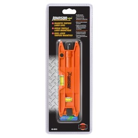 Johnson Level  Tool 40-0915 Nivel láser de torpedo magnético, 2 x 6 pulgadas, naranja, 1 nivel                                                        