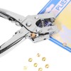Eyelet Hole Punch Pliers Multi-function Hole Puncher with 100pcs Metal