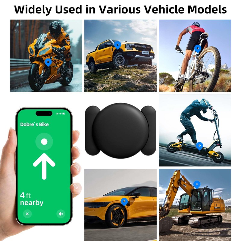 GPS Tracker for Vehicles, 2 PCS Real-Time Undetectable GPS Tracker,
