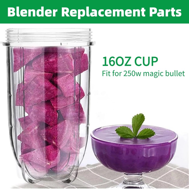 Felenny 3 Pack 46ml Replacement Parts Cup with Lid 250W