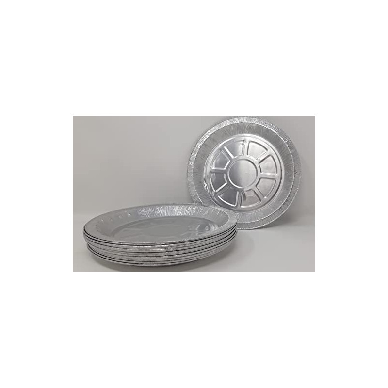 Aluminium Foil 8" 20cm Round Pie Flan Tart Plate 20x1.6cm