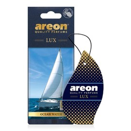 AREON Lux Hanging Car and Home Air Freshener, Ocean Water (Pack of 3)