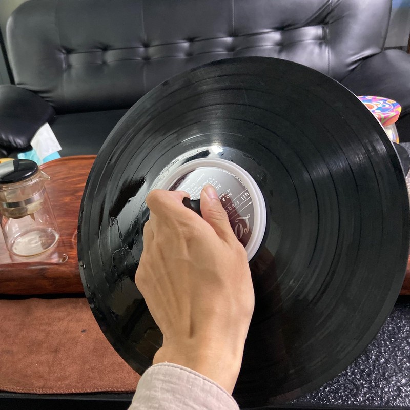 Dufray Vinyl Record Label Saver (Black)