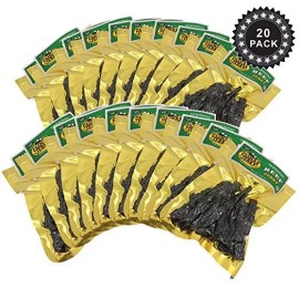 Climax BEST Natural Style Thick Strips 3.25 OZ. Beef Jerky Teriyaki - 20 Pack